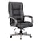 Boss Office Products Executive Gray Wood Desk Chair with Black Caresoft Plus Vinyl B8991-GY - alternate 1